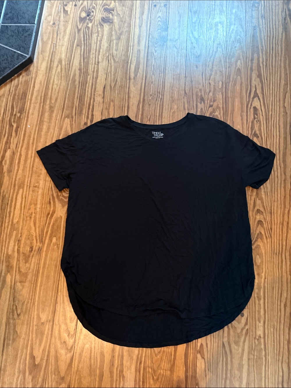 Women's Black Short Sleeve tunic